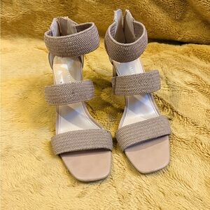 The Limited Chic Tan Strappy Women's Heels
